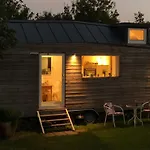 度假居 Tinyhouse Minimalus I - Outdoorkueche Und Nebeldusche *