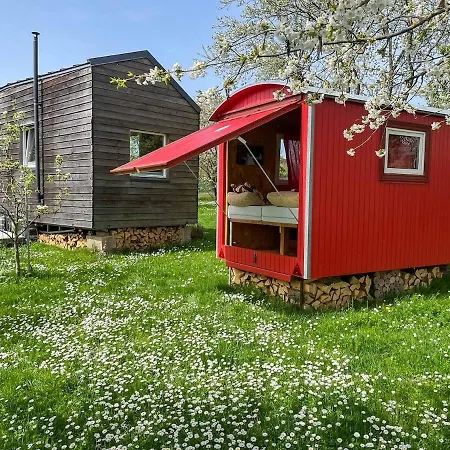 度假居 Tinyhouse Minimalus I - Outdoorkueche Und Nebeldusche Dachsenhausen